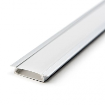 Врезной алюминиевый профиль SP253, Серебристый анодированный 2000х30,8х6мм